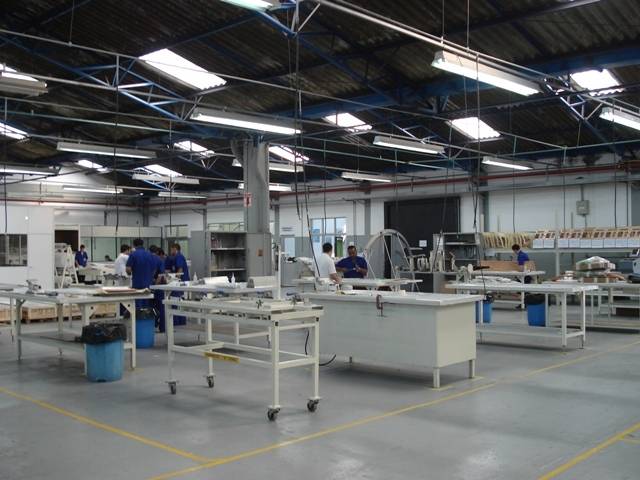 Una vista del interior de la planta de producción del Grupo Inbra.