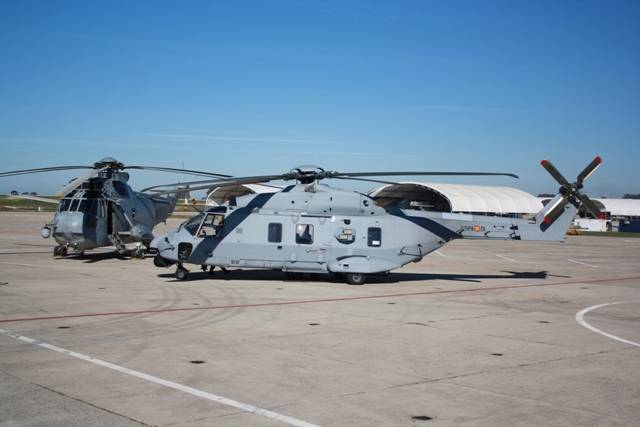 El NH90 tiene que ser navalizado para su posible incorporación a la FLOAN (foto Julio Maíz).