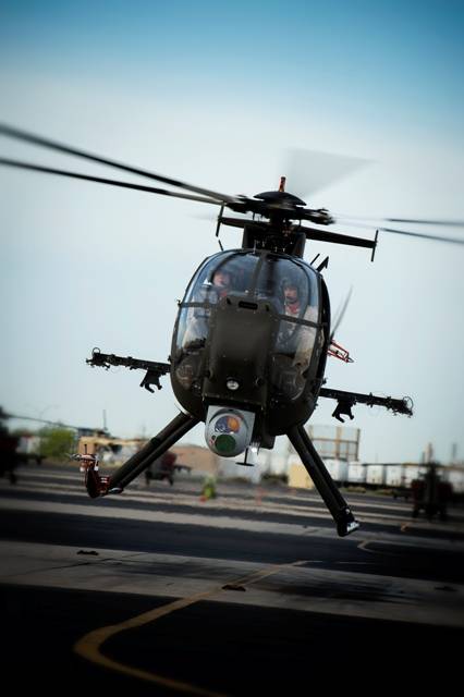 Pruebas del AH-6i de producción (Boeing)