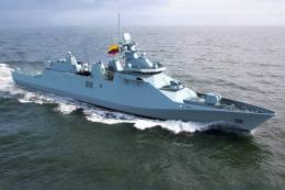 El diseo Damen Sigma 10514 fue elegido por la Armada de para el remplazo de las actuales fragatas FS-1500.