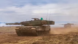 Carros de combate Leopardo 2E espaoles participan en el ejercicio Dragon 2024 de la OTAN