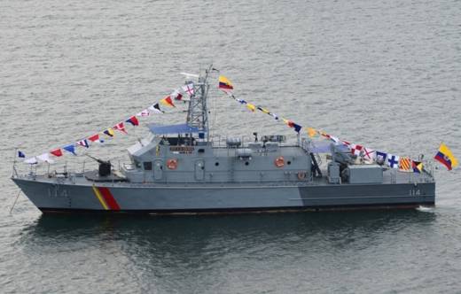 Patrullera de Mar ARC "Juan Nepomuceno Eslava" de la Armada de Colombia.