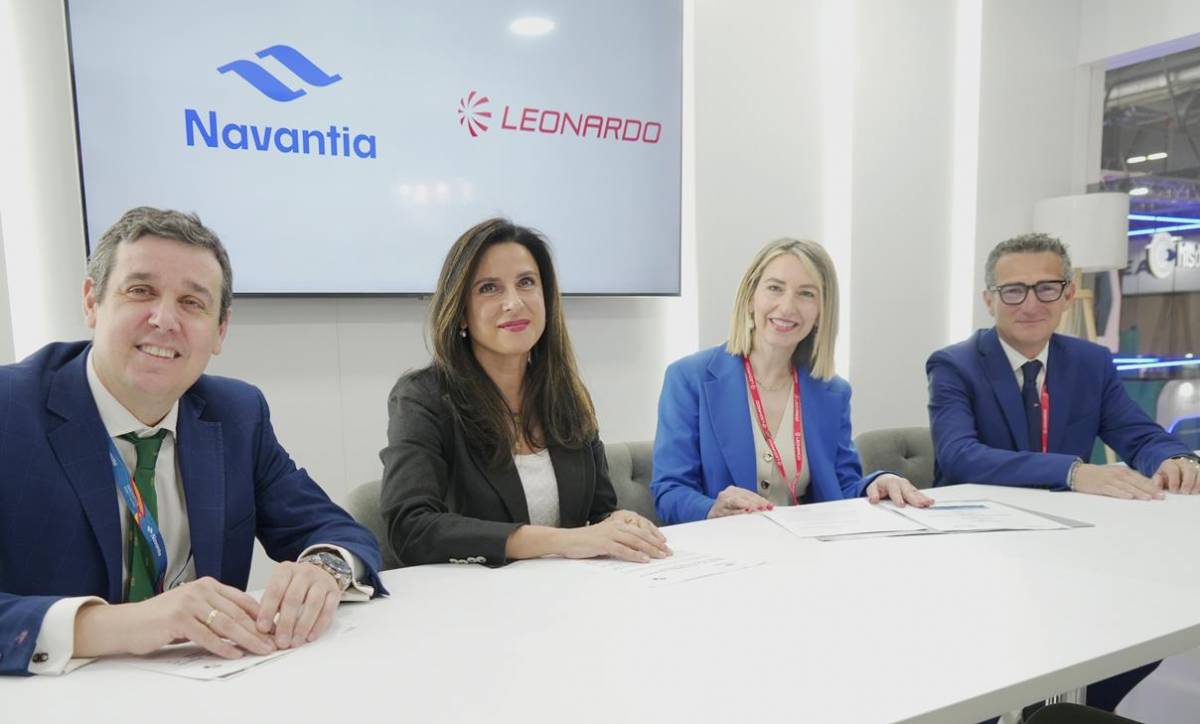 Acto del acuerdo entre Navantia y Leonardo en FEINDEF. (foto: Navantia) Acto del acuerdo entre Navantia y Leonardo en FEINDEF. (foto: Navantia)