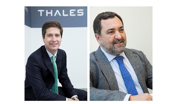 Andoni Unibaso, a la izquierda, y Francisco Simn, a la derecha (fotos Thales).