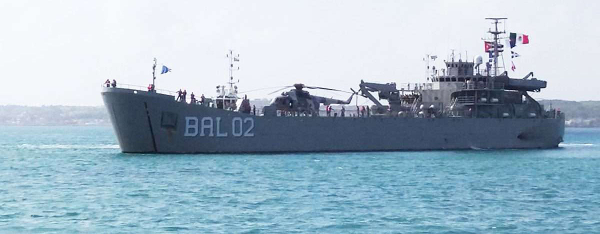 Buque mexicano de Apoyo Logístico LIBERTADOR.