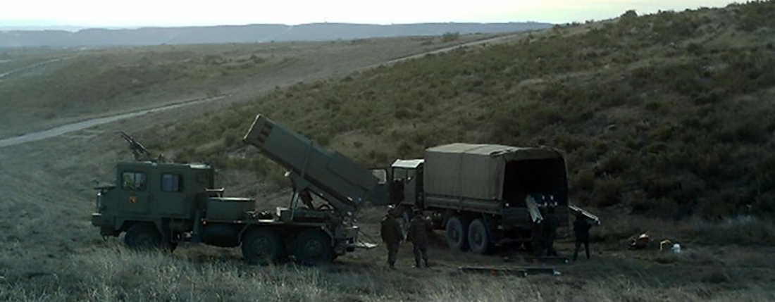 Una batería del Regimiento de Artillería Lanzacohetes de Campaña 63 participó el año pasado en el ejercicio multinacional Dynamic Front 21 en Alemania. Obviamente sin lanzacohetes (Ejército de Tierra)