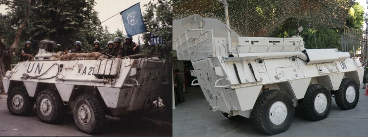 Evoluci�n de la Protecci�n del BMR tras las experiencias de Operaciones. Foto Ministerio de Defensa espa�ol