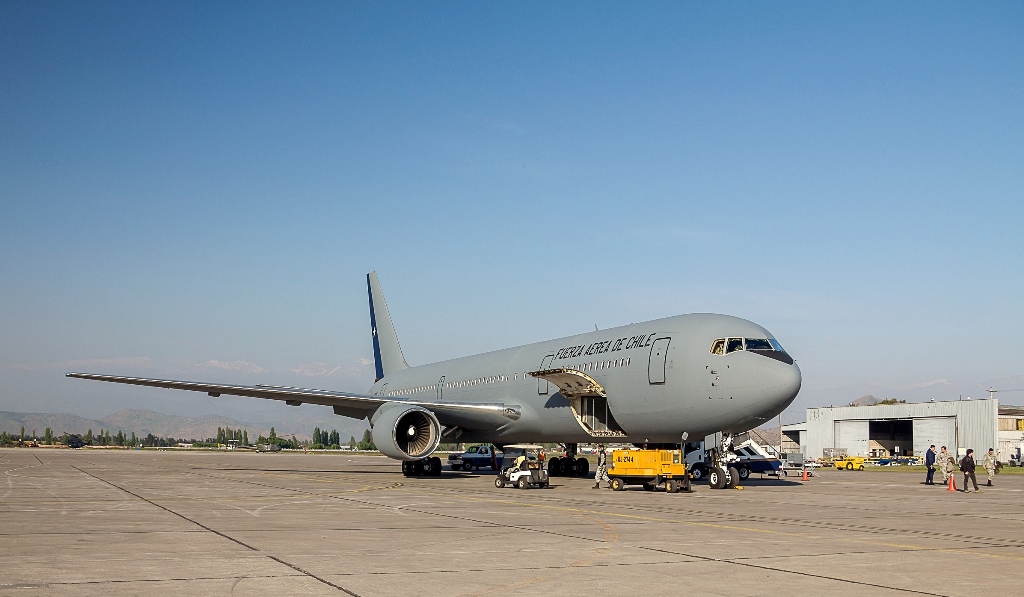Boeing 767300 ER de la Fuerza Aérea de Chile regresa al país