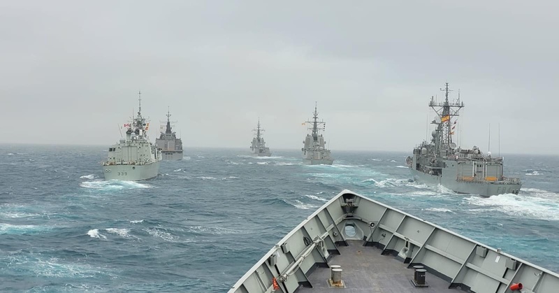 Gran despliegue Armada española en maniobras OTAN STEADFAST Defender ...