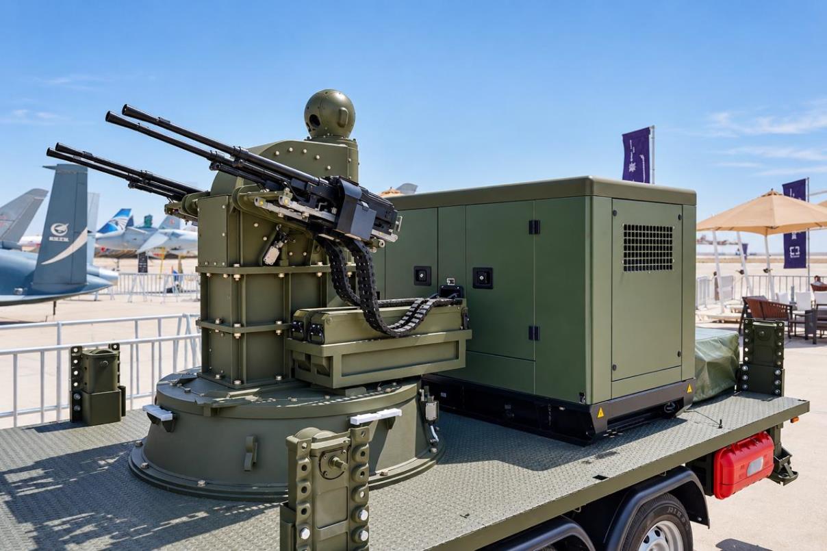 TKB-1167 Bison y artillería antiaérea ZAK-30 Citadel, los sistemas rusos contra UAV probados en combate que Rusia mostró en El Alamein, Egipto