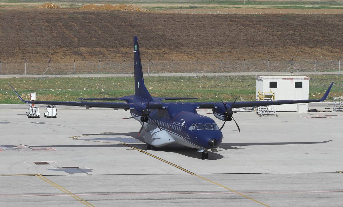 En esta imagen del que será el primer C295W del Ministerio del Interior de Arabia Saudita se aprecian perfectamente los winglets. Julio Maíz Sanz. En esta imagen del que será el primer C295W del Ministerio del Interior de Arabia Saudita se aprecian perfectamente los winglets. Julio Maíz Sanz.
