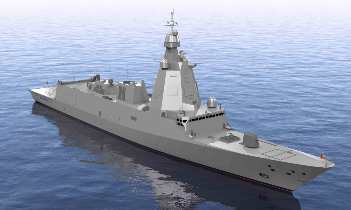 Esquema fragatas F-110 defensa.com