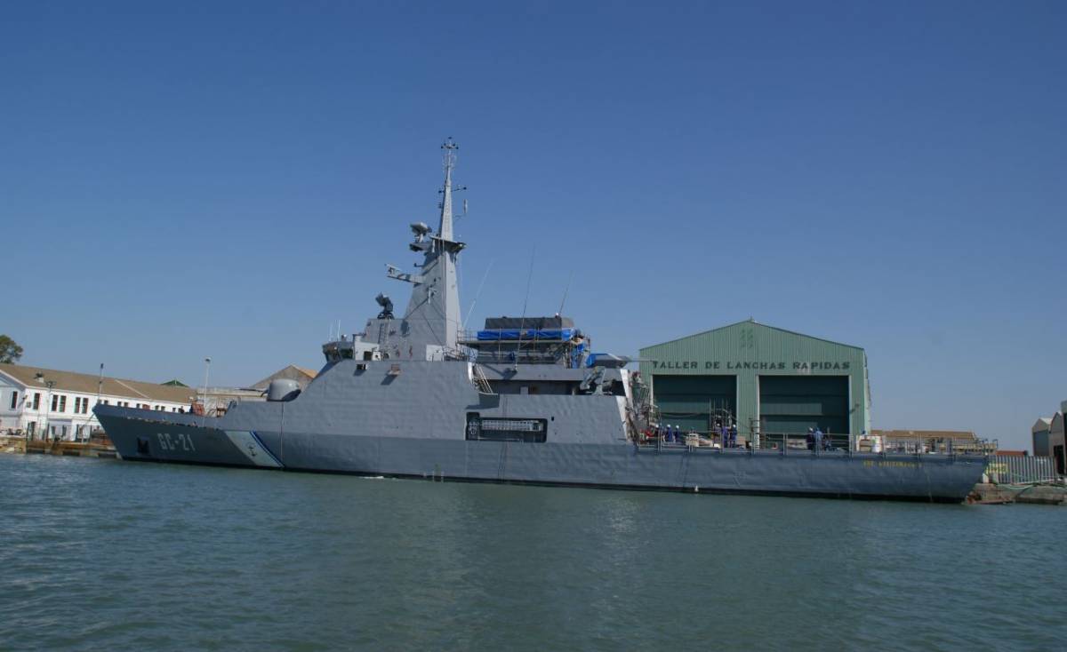 - El BVL (Buque de Vigilancia Litoral) “Guaicamacuto” GC-21 efectuó sus primeras pruebas de mar el pasado mes de septiembre (foto Julio Maiz). - El BVL (Buque de Vigilancia Litoral) “Guaicamacuto” GC-21 efectuó sus primeras pruebas de mar el pasado mes de septiembre (foto Julio Maiz).