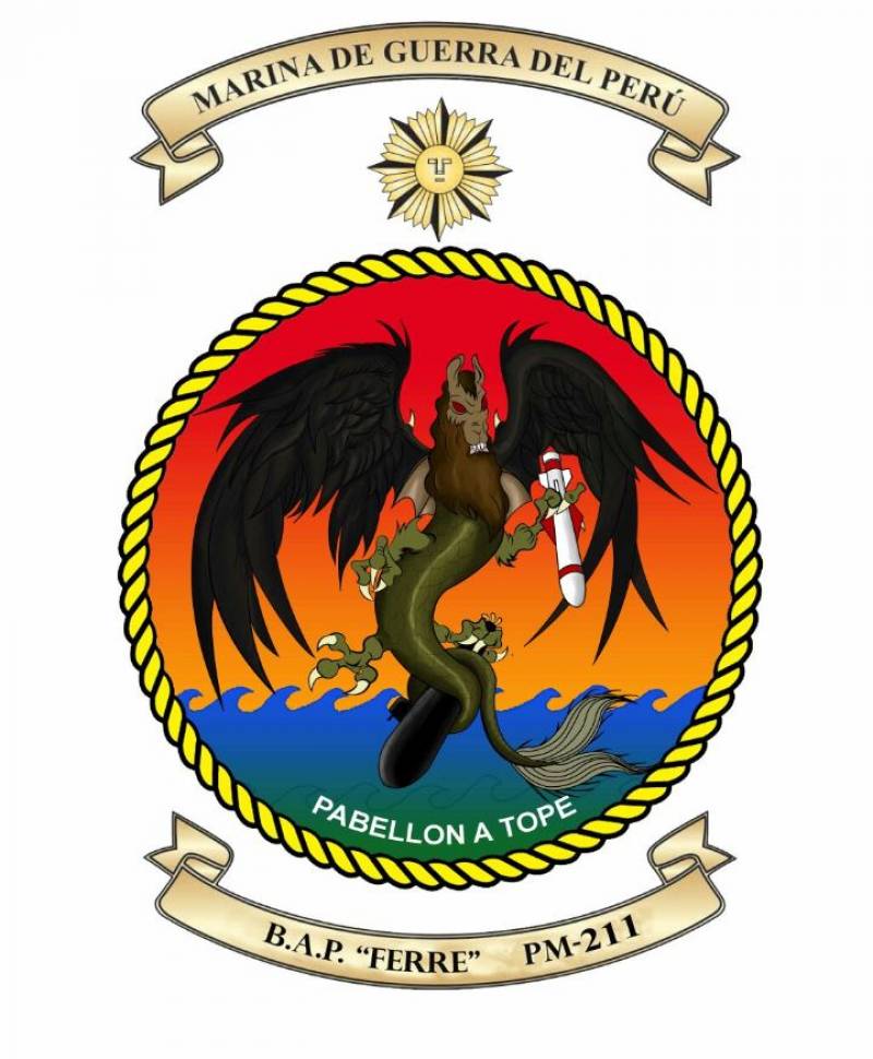 Emblema del BAP Ferre (PM-211) (Alejo Marchessini, copyright defensa.com) Emblema del BAP Ferre (PM-211) (Alejo Marchessini, copyright defensa.com)