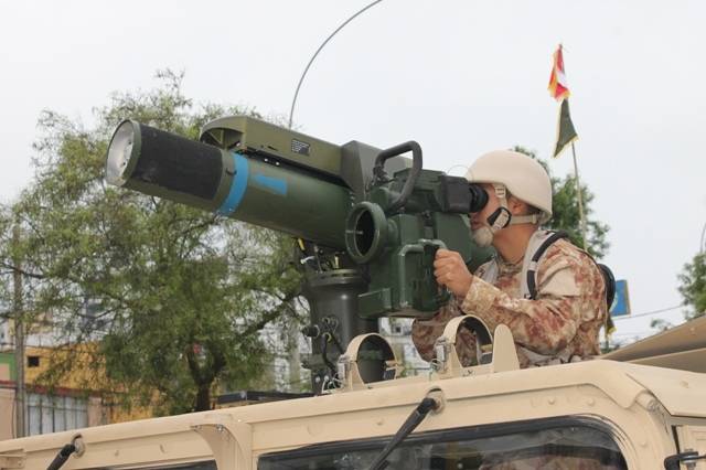 Detalle del Lanzador de misiles Spike-ER. (Alejo Marchessini, copyright defensa.com) Detalle del Lanzador de misiles Spike-ER. (Alejo Marchessini, copyright defensa.com)