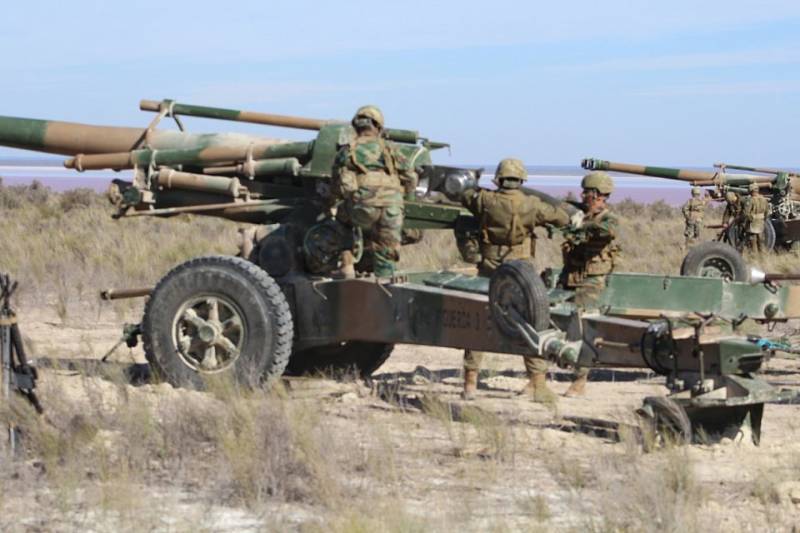 La artilleria de l55 MM realizo disparos a gran distancia y con precision.