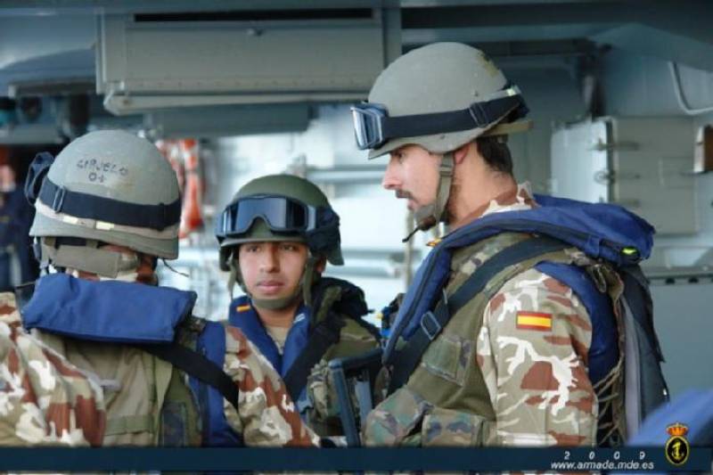 Infantes de Marina de la "Numancia" Infantes de Marina de la "Numancia"