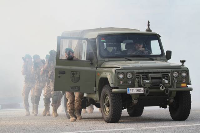 Se trata de tropas especialmente din�micas y capaces de responder a todo el amplio espectro de las necesidades del combate convencional y asim�trico. Se adiestran y entrenan para ello (foto Segundo Calpena).