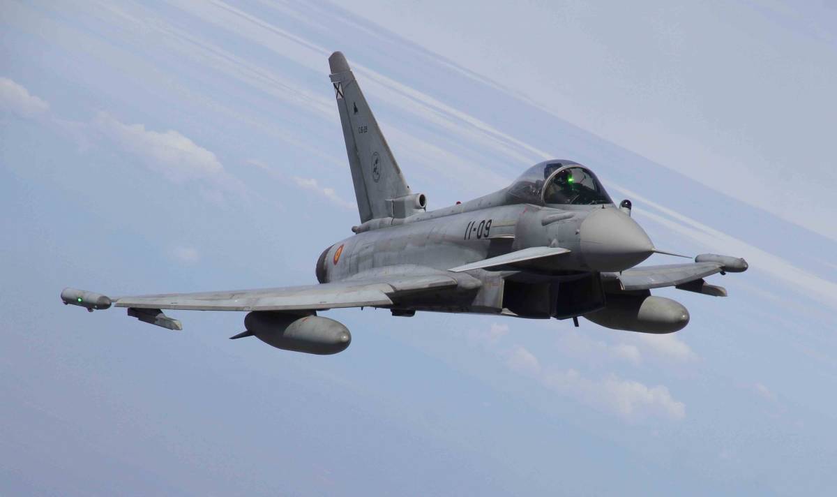 El Eurofighter es uno de los puntales del Ej�rcito del Aire.(Julio Ma�z/defensa.com)
