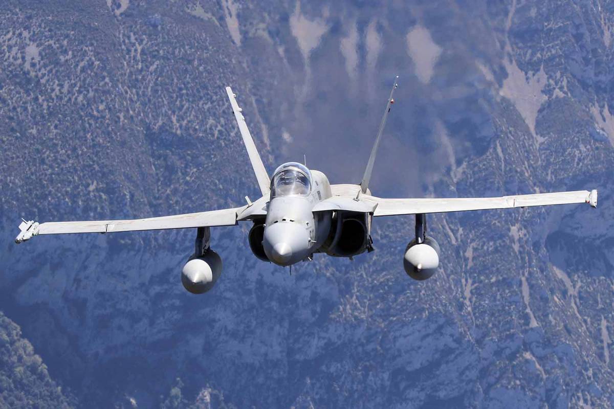 El despliegue 44 en el Báltico será el primero que protagonicen EF-18. Foto: R. Galindo. El despliegue 44 en el Báltico será el primero que protagonicen EF-18. Foto: R. Galindo.