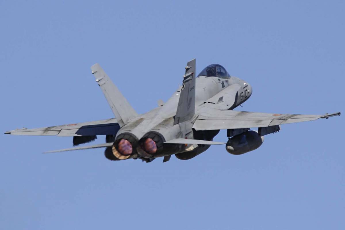 Despegando de Zaragoza camino de Ämari (Estonia). Foto: R. Galindo Despegando de Zaragoza camino de Ämari (Estonia). Foto: R. Galindo