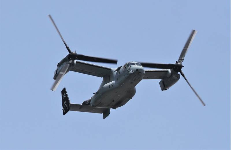 El convertiplano Bell/Boeing MV-22B “Osprey” de los Marines de los Estados Unidos El convertiplano Bell/Boeing MV-22B “Osprey” de los Marines de los Estados Unidos