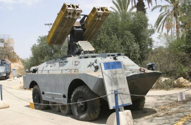 SA-9 "Guskin", un sistema de misiles antiaéreos guiado por infrarrojos. En 1982 la IAF destruyó 19 baterías de estos en el valle de la Bekaa, situado en el Sur del Líbano. SA-9 "Guskin", un sistema de misiles antiaéreos guiado por infrarrojos. En 1982 la IAF destruyó 19 baterías de estos en el valle de la Bekaa, situado en el Sur del Líbano.