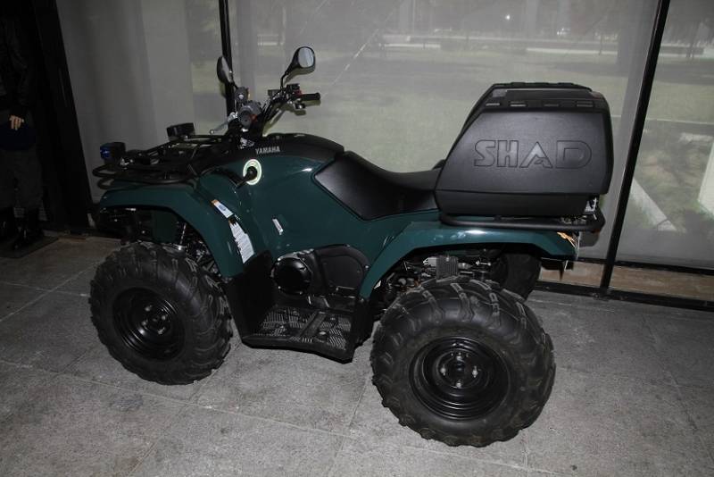 Uno de los nuevos quad Yamaha de la Benem�rita.