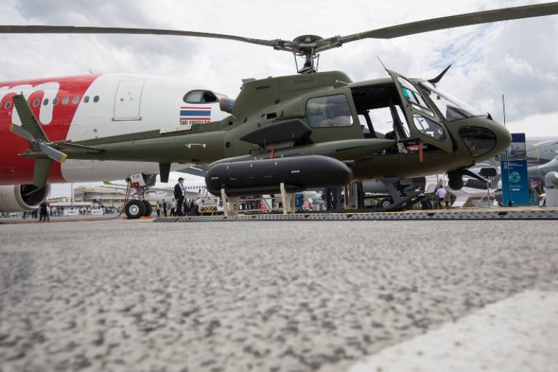 El H125M descrito por AIRBUS como un helic�ptero explorador armado es una plataforma que garantiza un apoyo de fuego de respuesta r�pida para las tropas.