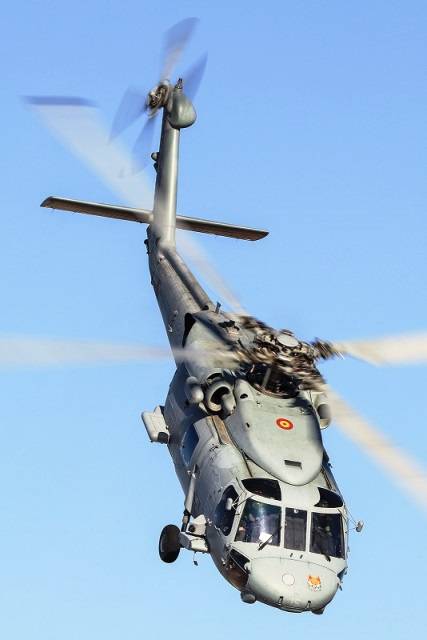 El helicóptero Sikorsky SH-60F Seahawk será un medio aéreo clave para la Infantería de Marina española