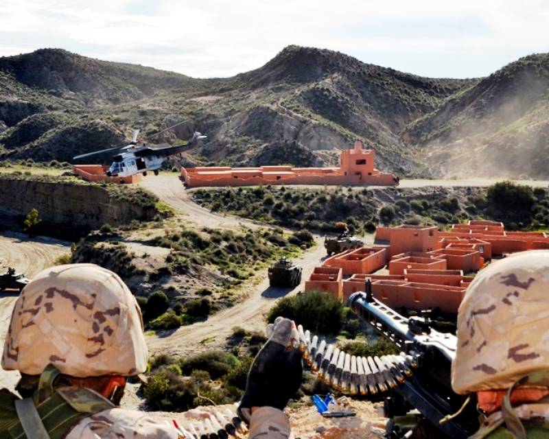 Polígono afgano en Almería Polígono afgano en Almería
