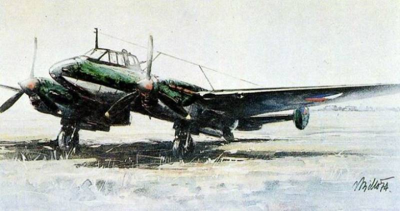 Las Fuerzas Areas checoslovacas contaron, antes de la SGM, con el bombardeo de asalto de origen sovitico Ptliakoff Pe-2FT (B-32)