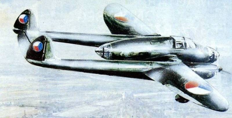 De 1938 data el prototipo del avin de reconocimiento tctico Praga E-51.