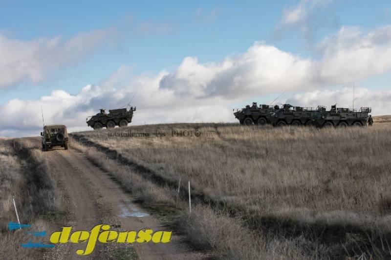 Son habituales los ejercicios con otras unidades, en este caso podemos ver varios BMR pertenecientes al Batallón TOLEDO II/3. Son habituales los ejercicios con otras unidades, en este caso podemos ver varios BMR pertenecientes al Batallón TOLEDO II/3.