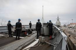 Encuadrado en el ejercicio MARSEC 21, embarcamos en el Patrullero P-71 Serviola para acompa�ar a los diversos efectivos que abordar�n el buque portacontenedores Christina.