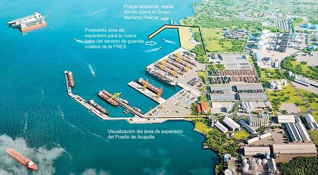 Área geográfica que podría albergar nuevo servicio de guardia costera de la FNES y astillero Área geográfica que podría albergar nuevo servicio de guardia costera de la FNES y astillero