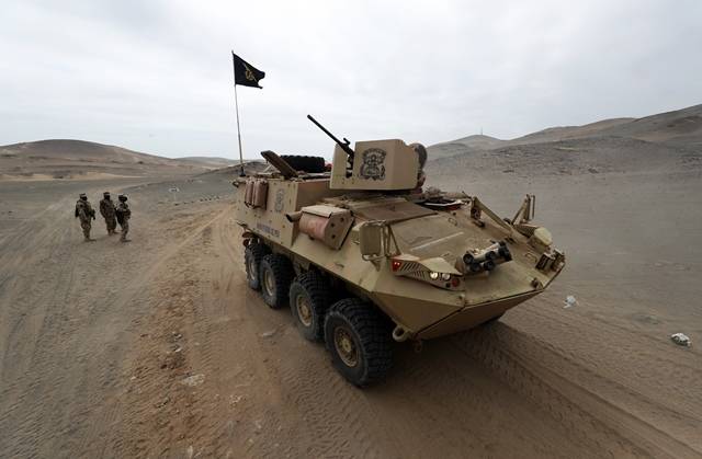 Vehículos Blindados LAV-25A2 del USMC. Vehículos Blindados LAV-25A2 del USMC.