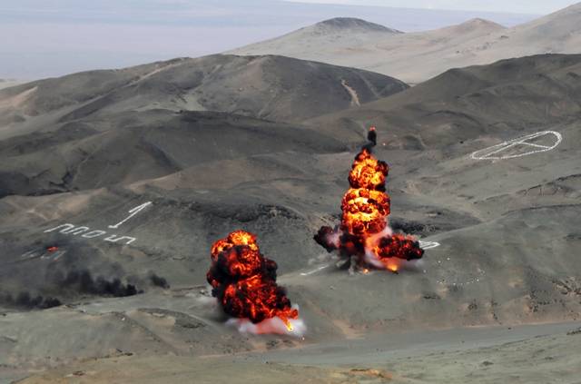 Ablandamiento de Objetivos en Playa “Paraíso”. Ablandamiento de Objetivos en Playa “Paraíso”.