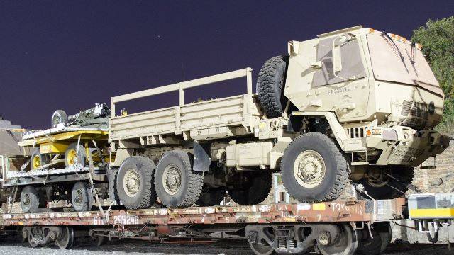 El transporte por ferrocarril demostro su eficacia estrategica