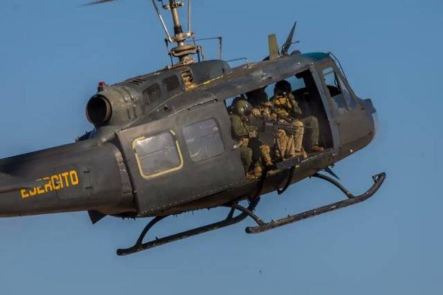 La AE movilizo numerosos medios que operaron en pleno desierto al maximo