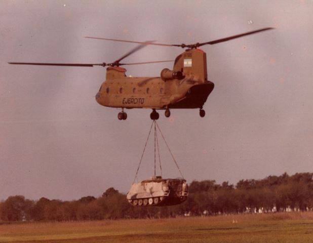  Helicópteros Chinook del Ejército argentino