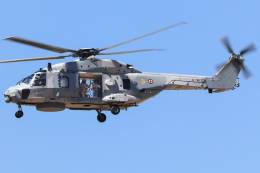 El helic�ptero m�s presente en el APROC es el NH90, aqu� vemos uno de la �Marine Nationale� de Francia. (Rub�n Galindo)