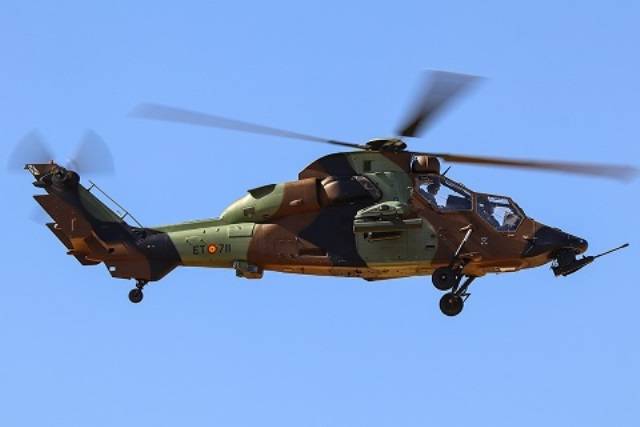 Un Airbus Helicopters AS665 “Tigre” de la Aviación de Ejército española. (Rubén Galindo)