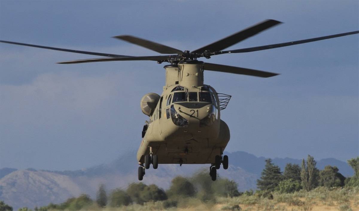 El Boeing CH-47F es el más moderno helicóptero de la Aviación de Ejército de Tierra. (Julio Maíz Sanz) El Boeing CH-47F es el más moderno helicóptero de la Aviación de Ejército de Tierra. (Julio Maíz Sanz)
