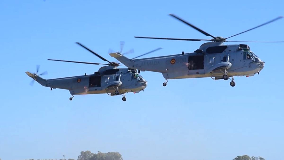 Último vuelo del Sea King (Morsa) de la Quinta Escuadrillas basadas en Rota Último vuelo del Sea King (Morsa) de la Quinta Escuadrillas basadas en Rota