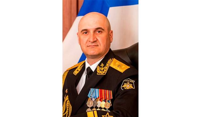 Almirante Igor Osipov, comandante de la flota rusa del Mar Negro.
