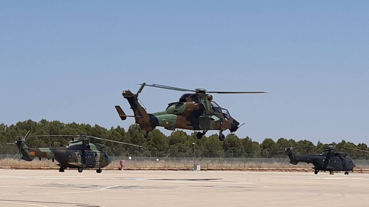Primer vuelo de un helicóptero Tigre con combustible SAF en España Primer vuelo de un helicóptero Tigre con combustible SAF en España
