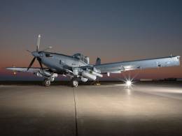 El  AT-802U es el avi�n ganador del concurso efectuado por el USSOCOM.  (foto Air Tractor)