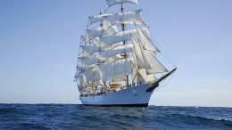 La fragata ARA �Libertad� de la Armada Argentina, un nav�o elegante y famoso.