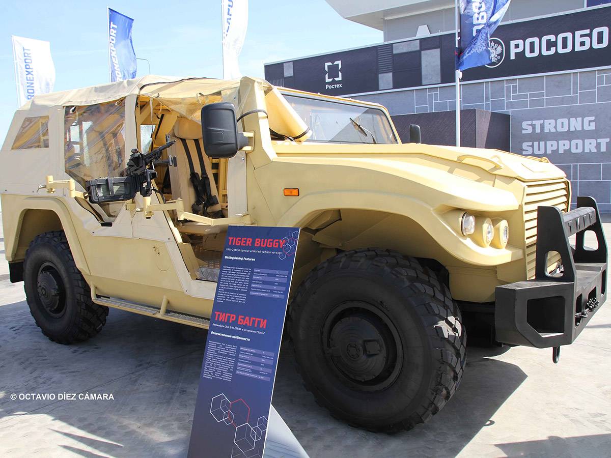 Se acaba de presentar esta versión aligerada del 4x4 Tiger que responde bien a lo que requieren las unidades de Operaciones Especiales. (Octavio Díez Cámara) Se acaba de presentar esta versión aligerada del 4x4 Tiger que responde bien a lo que requieren las unidades de Operaciones Especiales. (Octavio Díez Cámara)